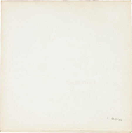 Music Memorabilia:Recordings, The Beatles ("The White Album") Low-Numbered A0000004 CopyLP, US Pressing (Apple 101, 1968). ... Image #1