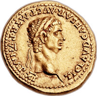 Ancients:Roman Imperial, Ancients: Claudius (AD 41-54). AV aureus (20mm, 7.79 gm,3h).&nbsp;...