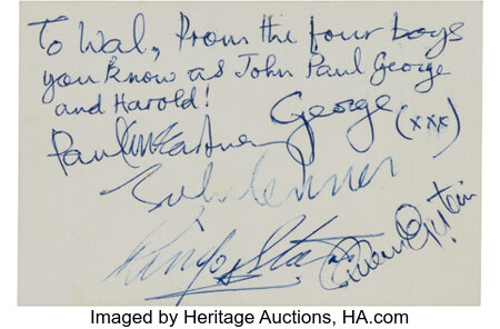 Music Memorabilia:Autographs and Signed Items, Beatles and Brian Epstein Autographs to Producer Walter Shenson,1964, with an Extremely Rare Script for an Unmade Beatles Fil... Image #1