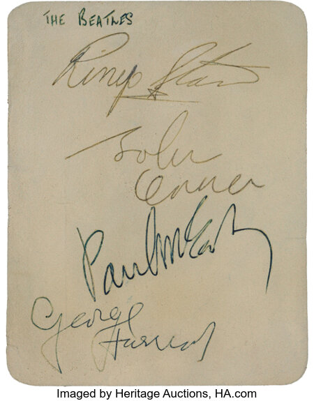 Music Memorabilia:Autographs and Signed Items, Beatles Signed Admission Ticket For Historic Royal VarietyPerformance, November 1963.... Image #2